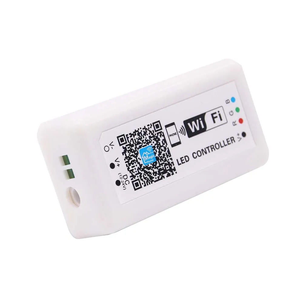 24 В DC 12 В светодиодный wifi RGB драйвер для 2835 SMD 5050 RGB полосы света применение на IOS и Android мобильный wifi RGB светодиодный контроллер