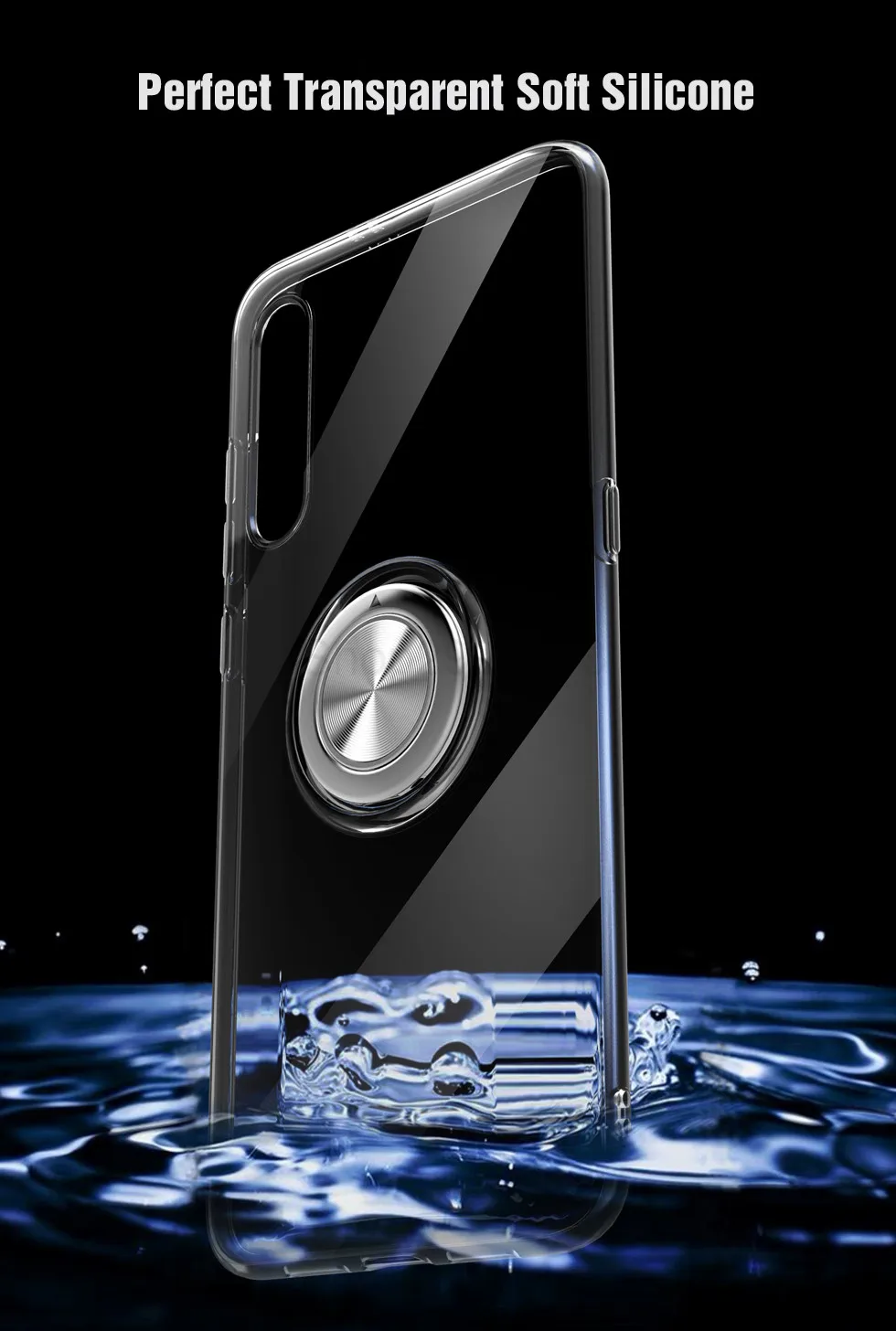 Противоударный прозрачный силиконовый чехол для Xiaomi mi 9 SE 8 mi 9 mi 8 металлическая крышка чехол с держателем-кольцом для пальца xiomi Xiaomi mi 9 SE чехол