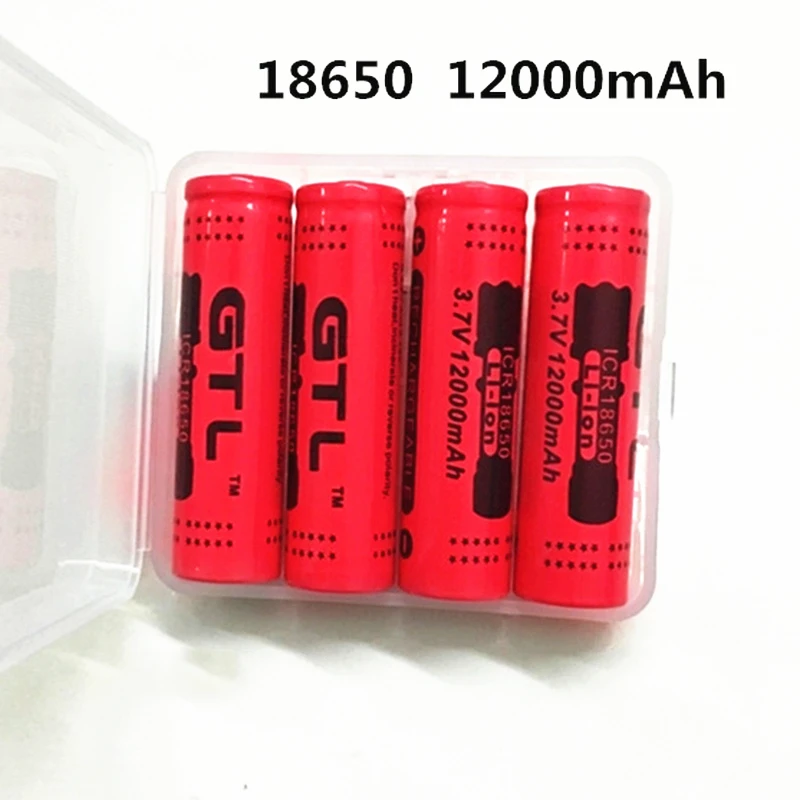 100% новый Оригинальный NCR18650B 3,7 V12000 мАч 18650 литиевая аккумуляторная батарея большой емкости GTL EvreFire