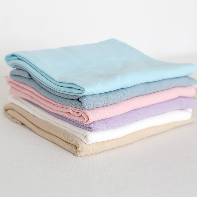 Newborn Stretch Knit Wrap Layer Fabric Soft Swaddle Photography Props Cocoon | Мать и ребенок