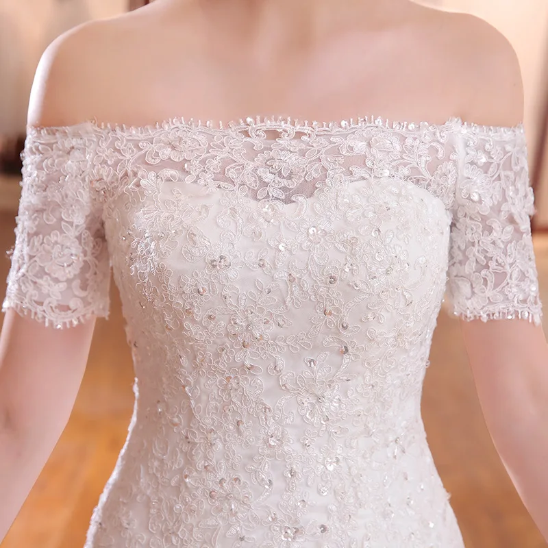 Ruthshen винтажные кружевные свадебные платья с рукавами 2020 Robe De Mariee Свадебные