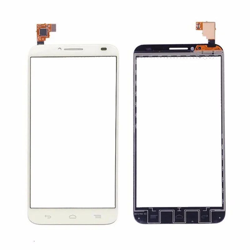 Черный/белый Новый сенсорный экран дигитайзер для Alcatel One Touch Idol 2 6037 OT6037 передняя