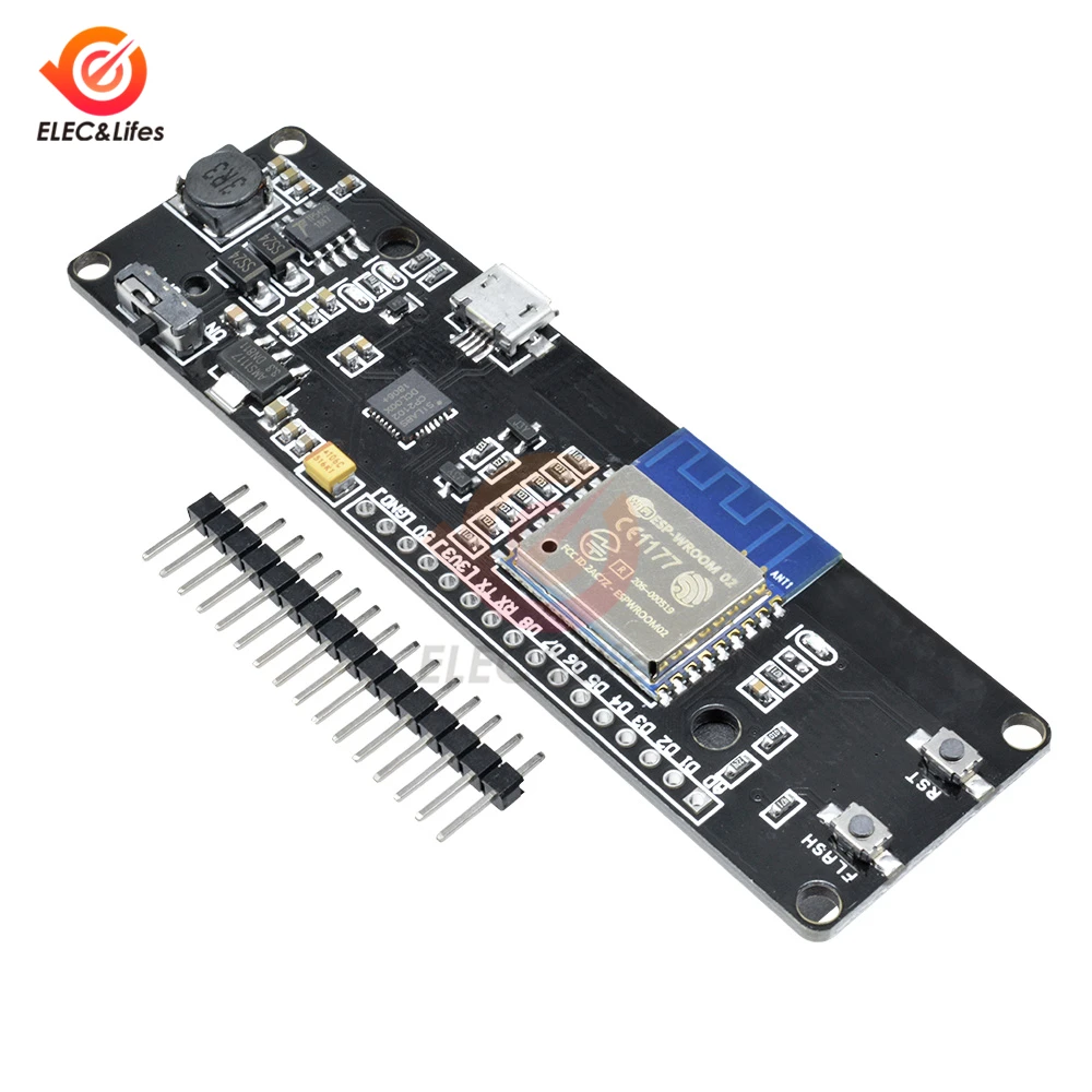 Для WeMos D1 ESP-WROOM-02 ESP8266 Nodemcu Мини WiFi макетная плата 18650 Плата расширения зарядки аккумулятора nodemcu PWM IEC
