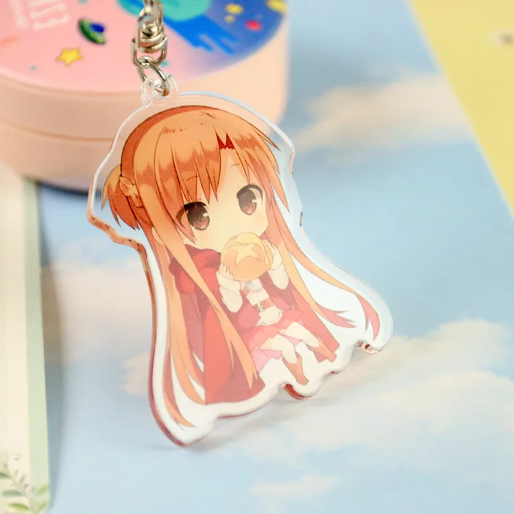 5 шт./лот Q версия меч арт брелок &quotонлайн&quot Асуна фигурка Кирито модель Kawaii милый
