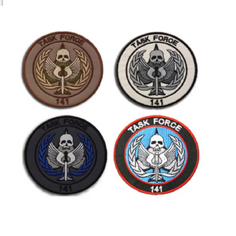 Целевая группа 141 нарукавник тактическая вышитая нашивка личные значки крючок и