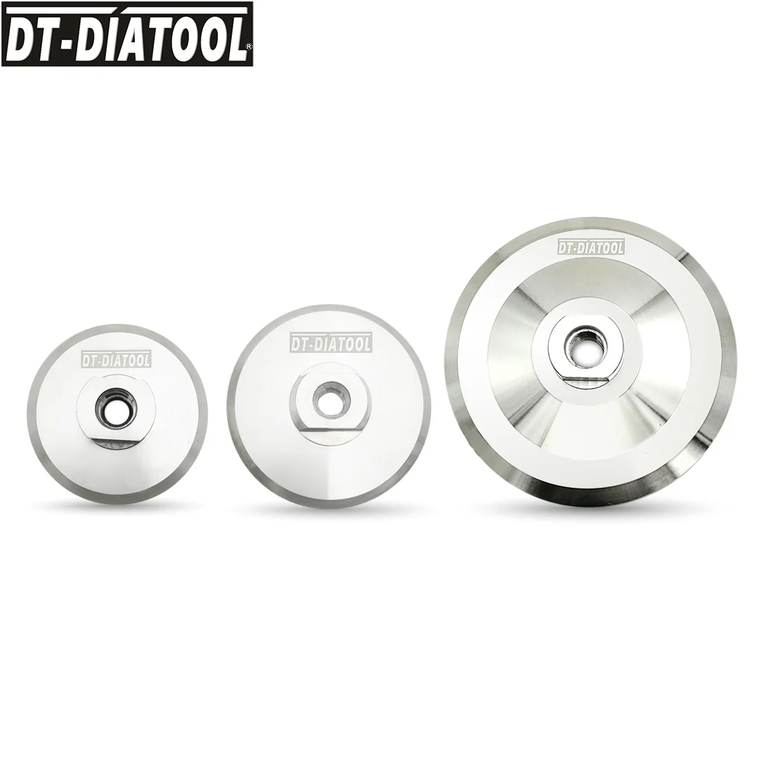 

1piece Back Pad for Diamond Polishing Pads with M14 or 5/8 Thread Al base backer Sanding and Grinding Discs DIameter 3"/4"/5"