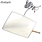 Складной и гибкий 17-дюймовый 355*288 мм ультратонкий 0,5 мм четырехпроводной резистивный сенсорный экран + комплект USB-контроллера, 5 шт. 4:3