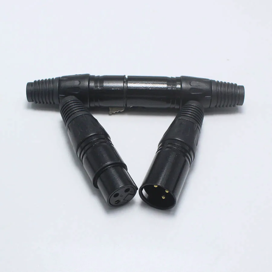 EClyxun 1 пара = 2 шт. XLR 3 контактный разъем для аудиокабеля MIC 3P штепсельная вилка с