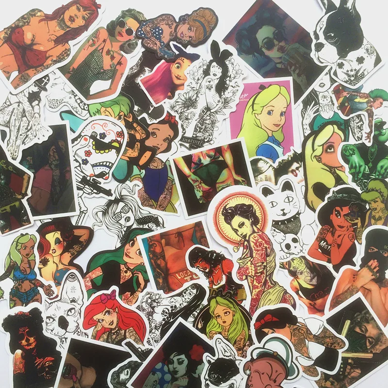 47 шт. водонепроницаемые наклейки татуировки для ноутбука|toy sticker|stickers forsticker for laptop