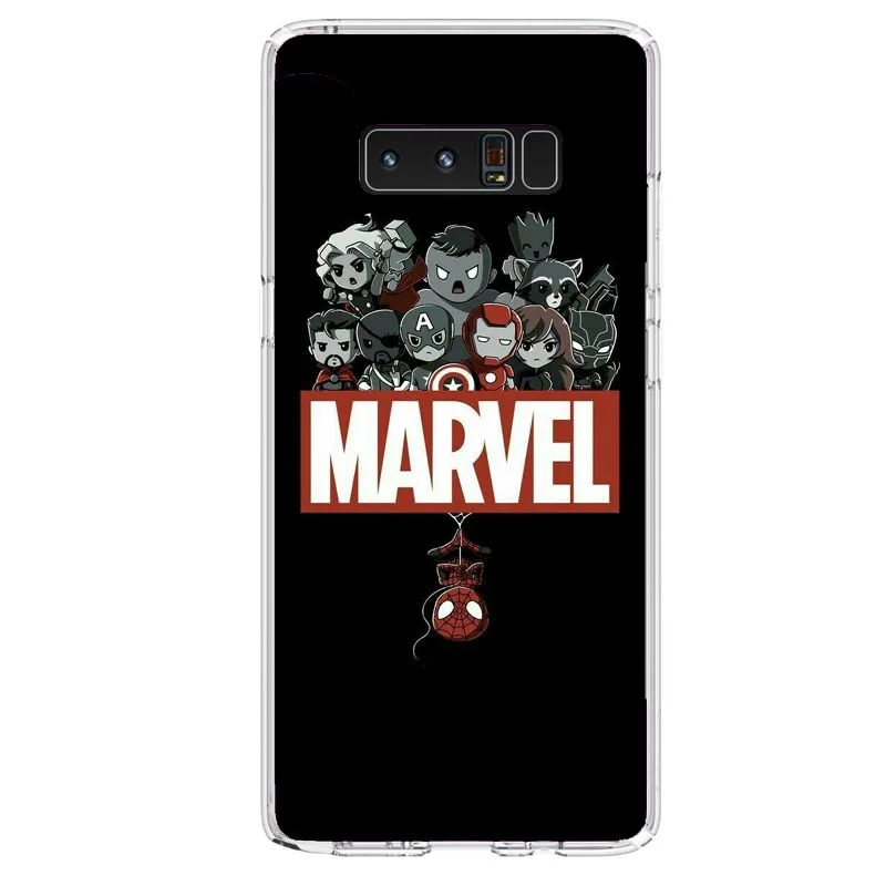 Мягкий ТПУ силиконовый чехол Капитан Америка Мстители герой для Samsung A30 S10LITE S9 S7 S8