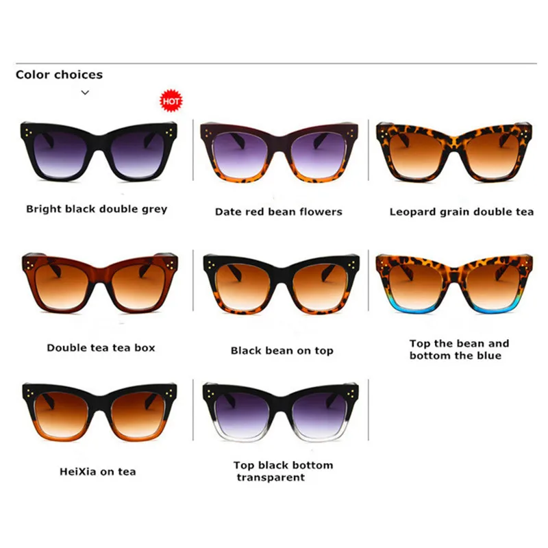 Женские солнцезащитные очки в стиле ретро Lunette De Soleil Femme квадратные винтажном