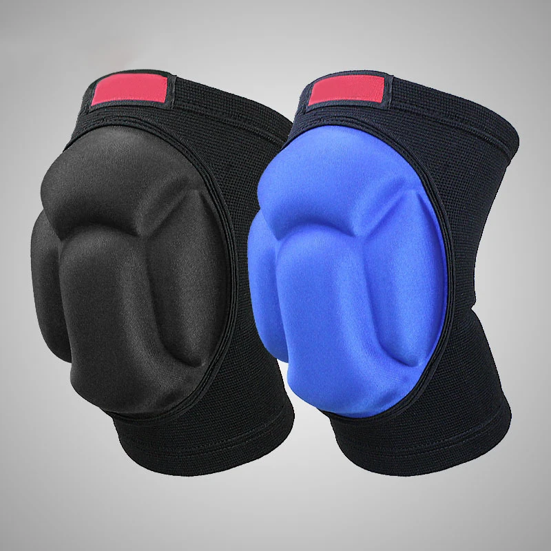 Aiboully губкой колена Поддержка анти раненых Kneepad 1 пара высокие эластичные Спорт на