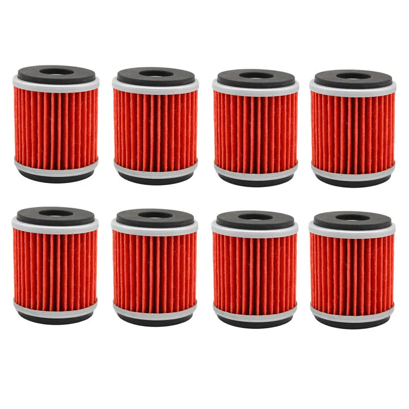 Масляный фильтр для мотоциклов YAMAHA YZ250F YZ 250F YZ250 F 250 2003 2008 8 шт.|oil filter|motorcycle oil filteroil