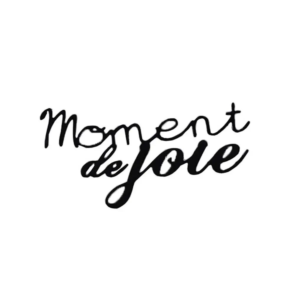 Moment De joie французские слова металлические режущие штампы для скрапбукинга