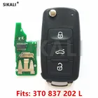 Дистанционный ключ для Skoda 3T0837202L5FA010413-12, для автомобилей CitigoFabiaOctaviaRapidRoomsterSuperbYeti 434 МГц
