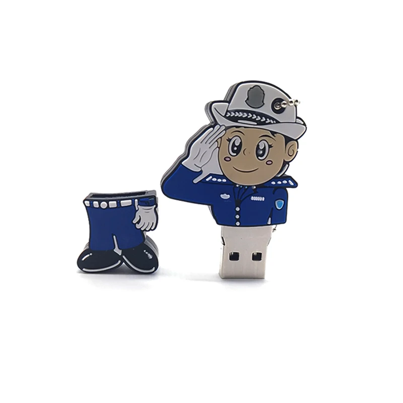 Флеш накопитель usb в виде полицейского 4 ГБ 8 16 32 64 ГБ|USB флэш-накопители| |