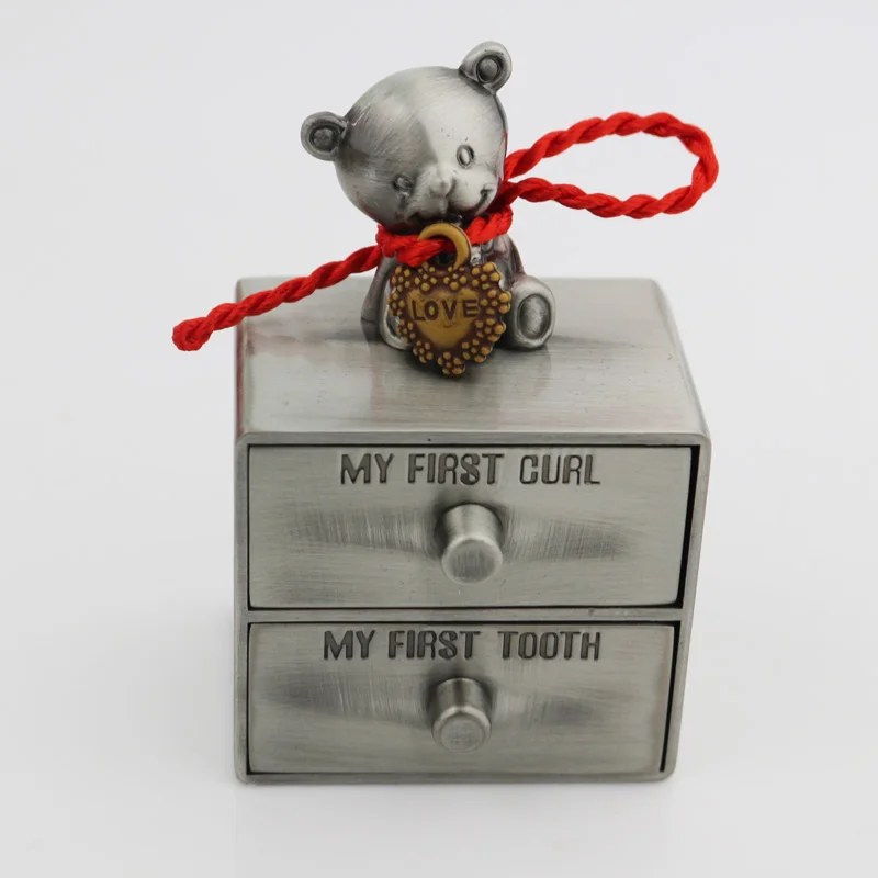 Одна пара милых детских коробок для первых зубов креативный сберегающий