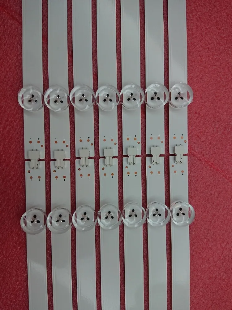 14 шт./компл. светодиодный подсветка полосы для LG 55LN5400 55LN6200V 55LN5200 INNOTEK POLA2.0 55 R L type POLA 2,0 55 дюймов