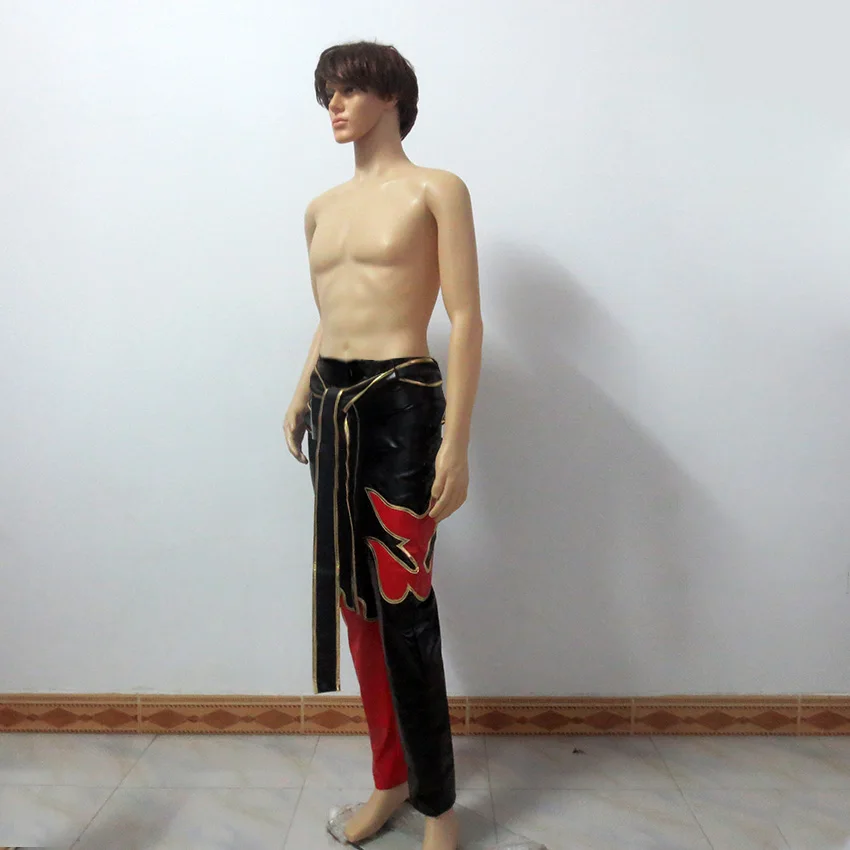 Tekken jin Kazama косплей костюм из искусственной кожи под заказ любого размера