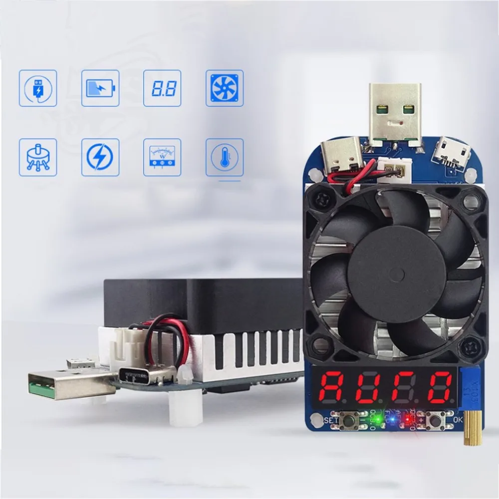 HD25 триггер QC2.0 QC3.0 USB Интеллектуальные Электронные ток нагрузки Напряжение