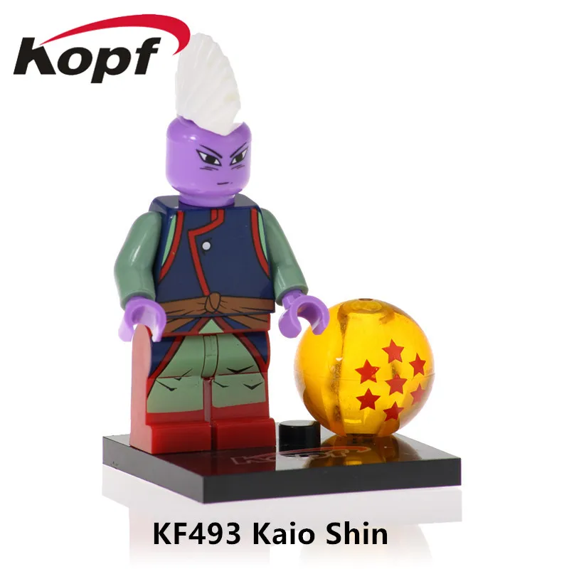 KF493 Without Box KF6045 строительные блоки Dragon Ball Сон Гохан шорты Janemba Вегета кирпичи фигурки детей обучающие игрушки - Цвет: KF493 Without Box
