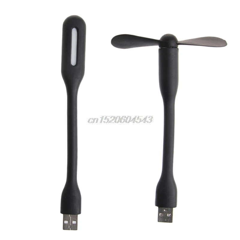 Силиконовый мини гибкий USB вентилятор и светодиодный светильник лампа гаджеты