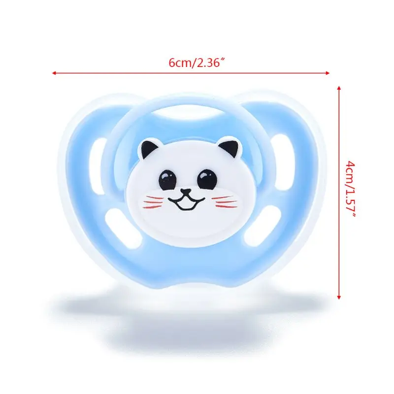 

Newborn Pacifier Cute Cartoon Panda Cat Styling Soother Baby Comfort Tool Supplies