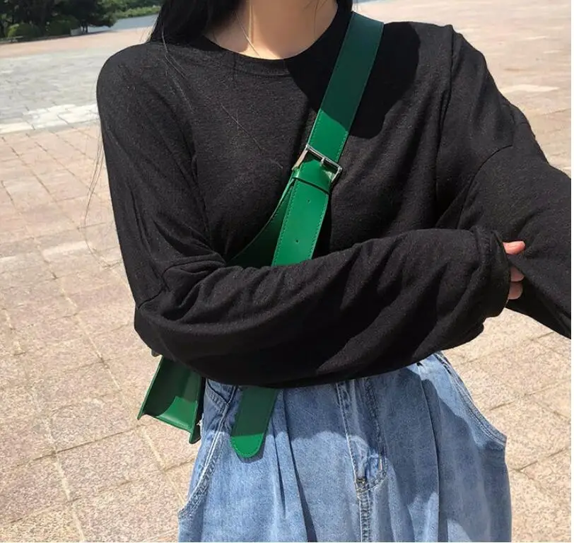 Женская маленькая сумка из ПУ кожи летняя через плечо винтажная мессенджер для