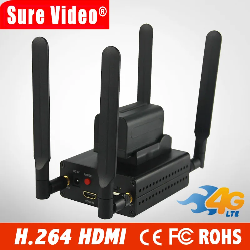 Лучший кодировщик H.264 / H264 4G HDMI к IP IPTV прямой трансляции беспроводной видео