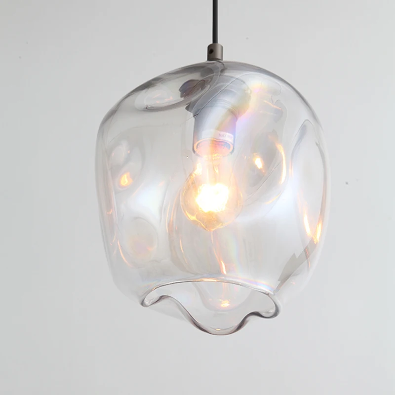 Стеклянный шар арт дизайн подвесные светильники свет led hanglamp Лофт Декор лампы