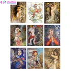 Zhui звезда Полный Круглый камень DIY 5D алмазная живопись красивая женщина девушка вышивка крестиком Кристалл Стразы ручная вышивка