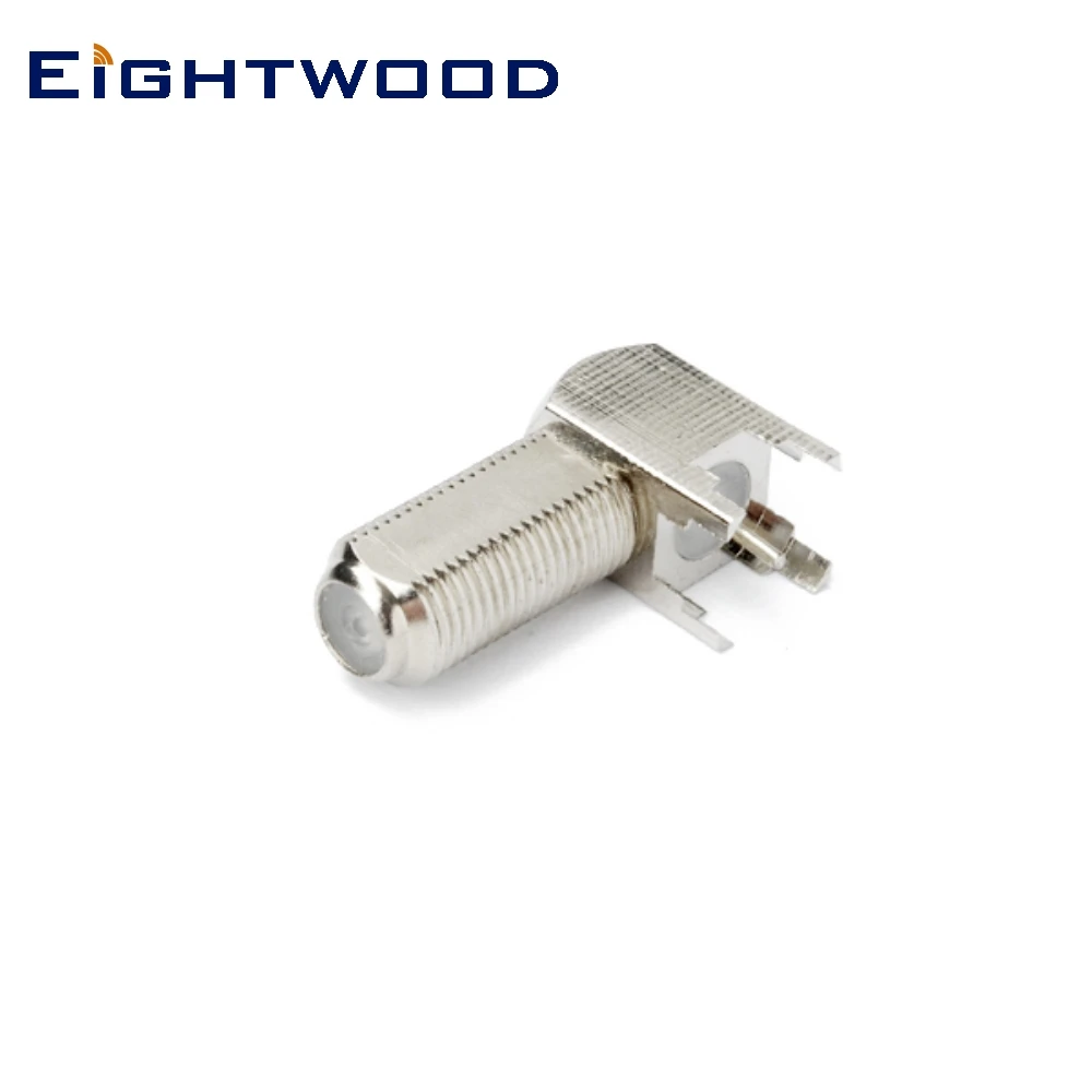 Разъем Eightwood F Женский РЧ коаксиальный разъем под прямым углом длинная версия