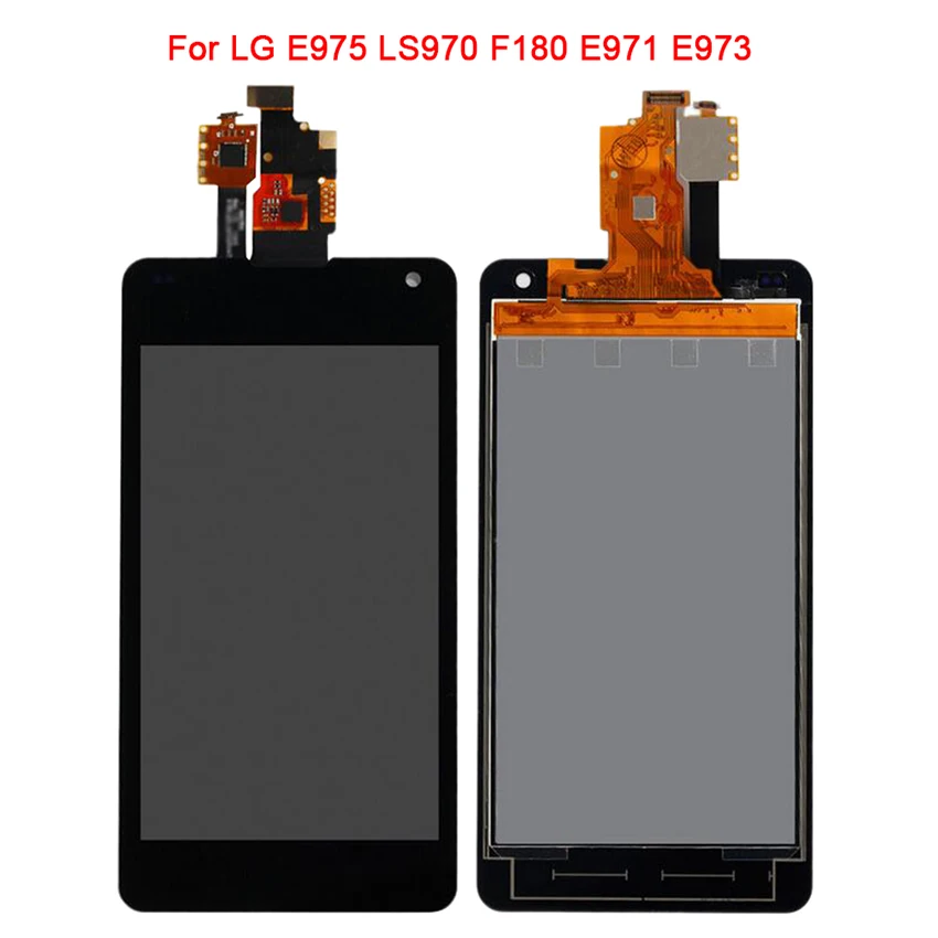 ЖК дисплей для LG Optimus G LS970 F180 E971 E973 E975 сенсорный экран дигитайзер стеклянная
