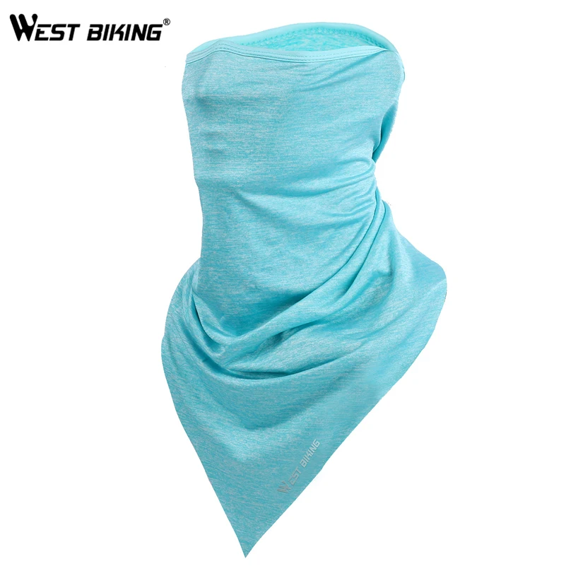 Женская летняя велосипедная маска для лица треугольная бандана шарф из вискозы