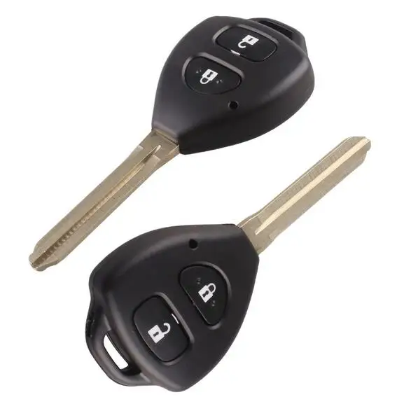 2 кнопки дистанционного ключа оболочки чехол для Toyota Corolla с TOY43 лезвие Fob ключ