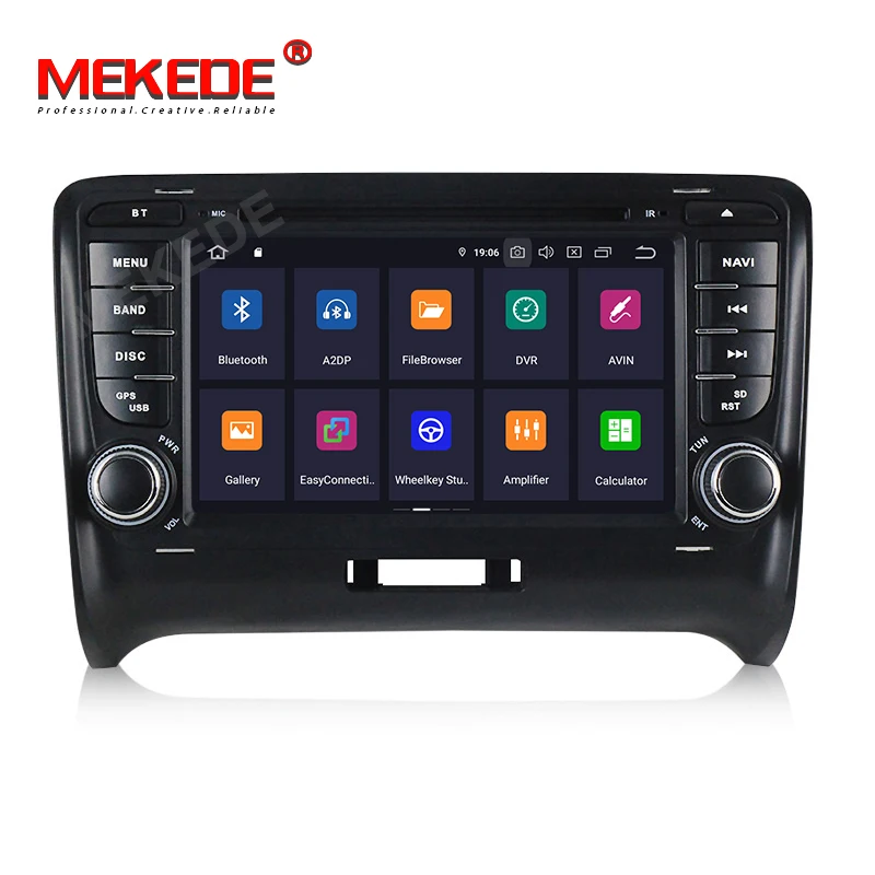 Автомобильный dvd плеер MEKEDE IPS 2 din Android 9 0 радио стерео GPS навигация для Audi TT MK2 2006 2012