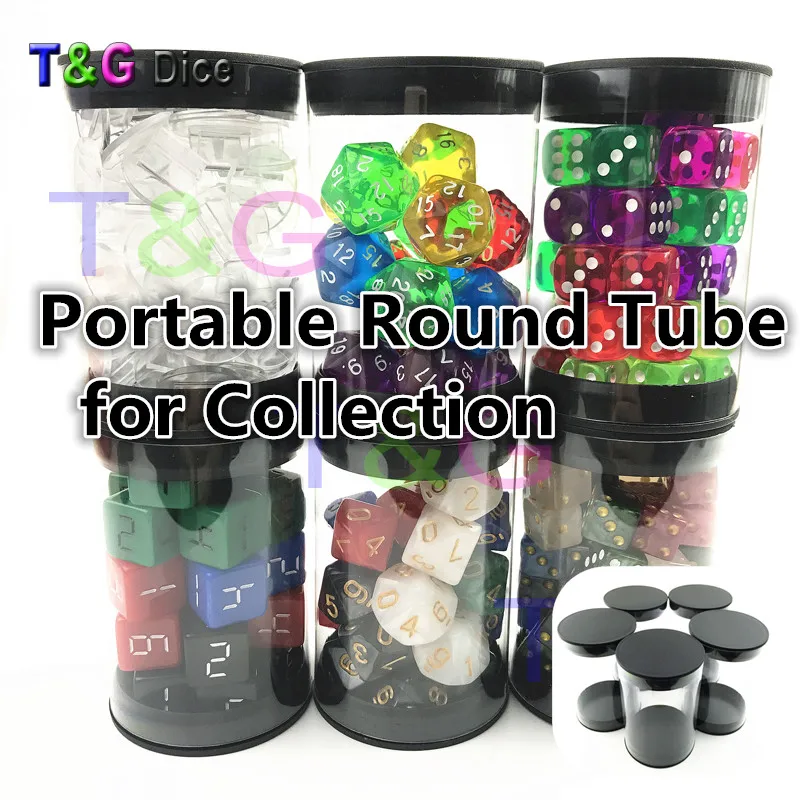 T & G Высококачественная пластиковая трубка для хранения DND RPG MTG настольных игр