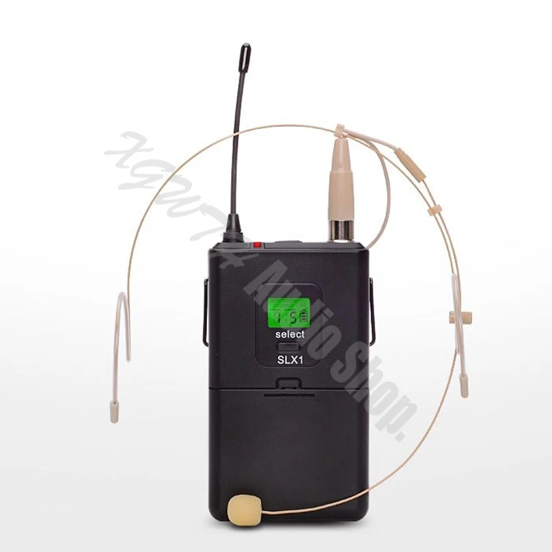 SLX SLX24 Профессиональная UHF Беспроводная микрофонная система Кардиоидная беспроводная гарнитура нагрудная гарнитура с лацканами сцена, караоке DJ