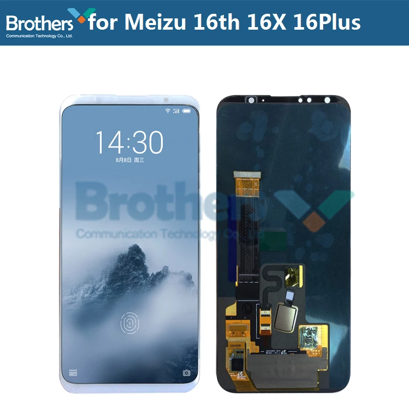 ЖК-экран для Meizu 16, ЖК-дисплей для Meizu 16 Plus 16X M882Q M8821H M872Q M872H, сенсорный экран с цифровым преобразователем в сборе, оригинал