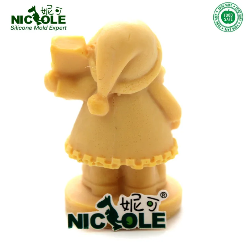 Форма для мыла Nicole Santa силиконовая форма рукоделия из эпоксидной смолы шоколад