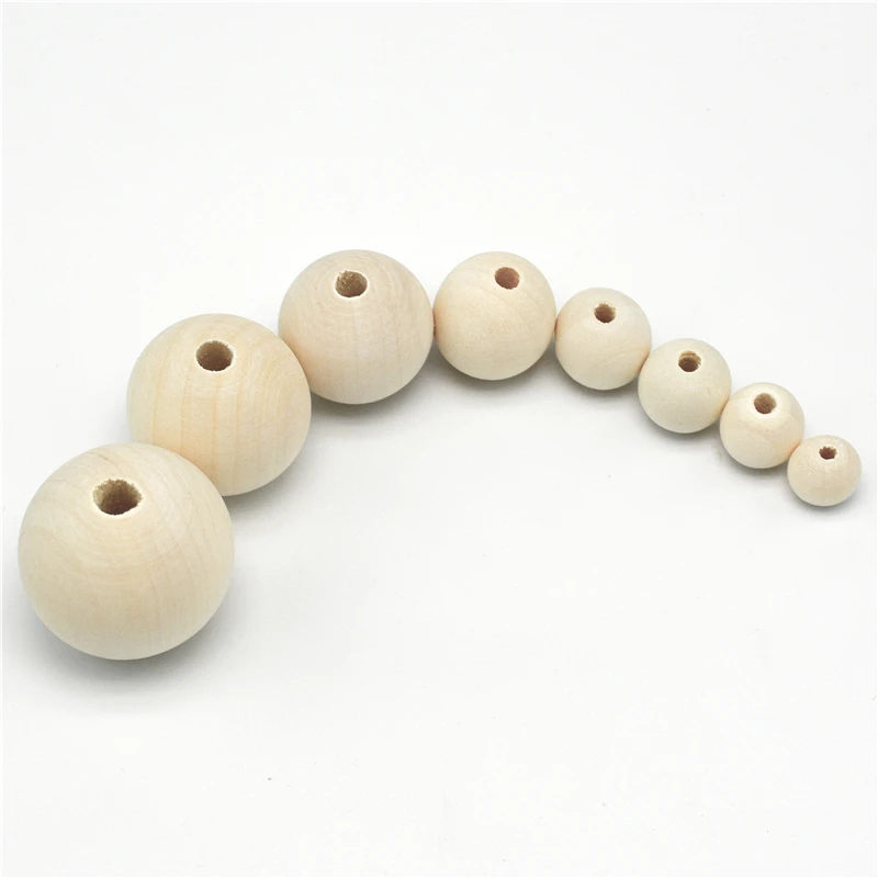 Экологичные круглые деревянные бусины Teethers из натуральной курицы
