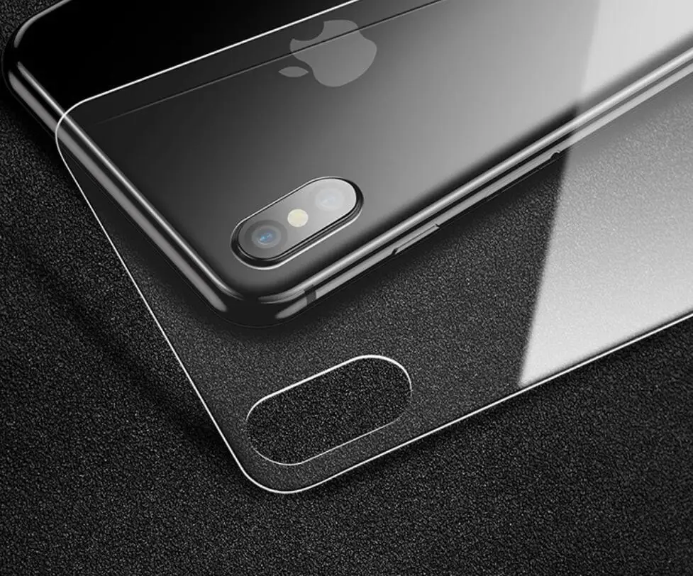 

100pcs DHL Tempered Glass for iPhone XS X MAX XR 7 Plus Back Screen Protector For iPhone 6 6s 6 8 Plus 5 5S 5C Back Glass