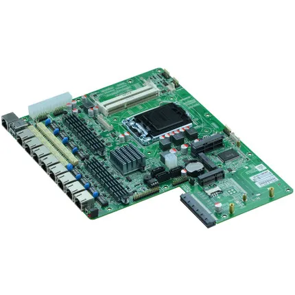 8 гигабитных портов Ethernet intel LGA1150 sockect i3/ i5/ i7 материнская плата для сервера|motherboard for