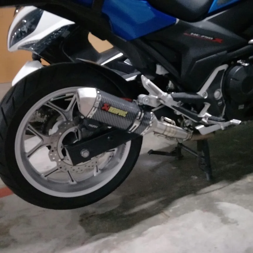 NC 700 NC750X NC750 средняя выхлопная труба мотоцикла для HONDA NC700X выхлопная Модифицированная полная система выхлопная средняя труба дБ убийца