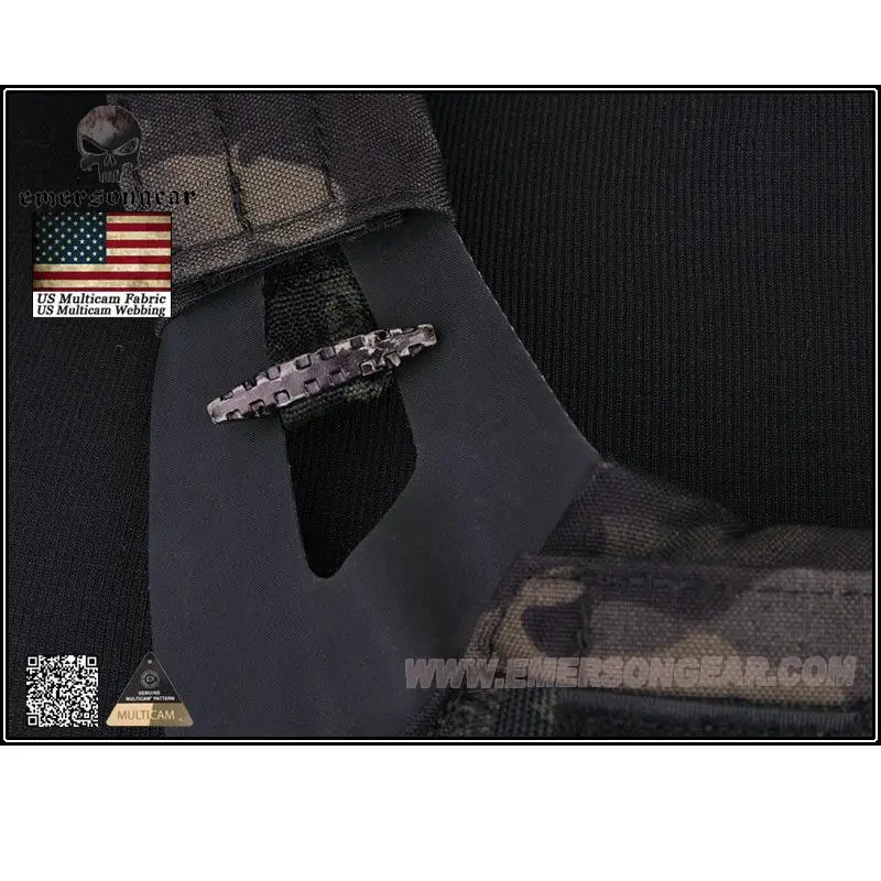 Черный засушенный армейский жилет Emersongear Multicam уличный тактический 1000D нейлоновый