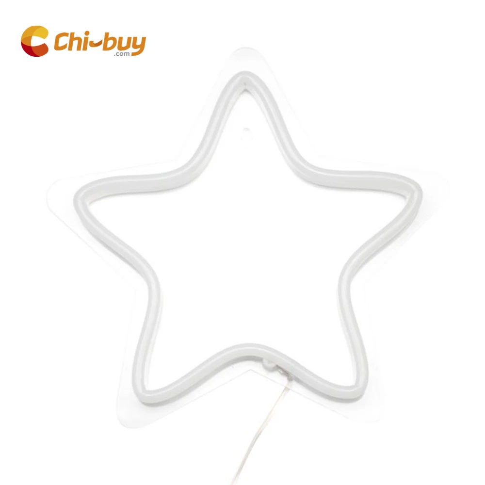 Chi-buy светодиодная неоновая вывеска с пентаграммой для свадебной вечеринки