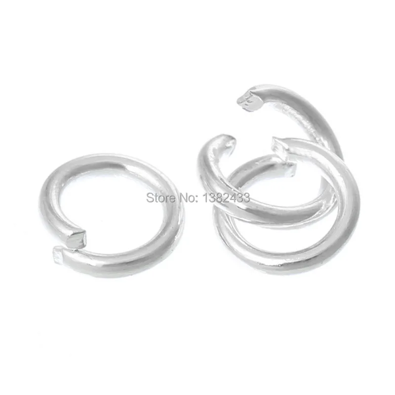 500 шт. серебряные соединительные кольца 7 мм | Украшения и аксессуары