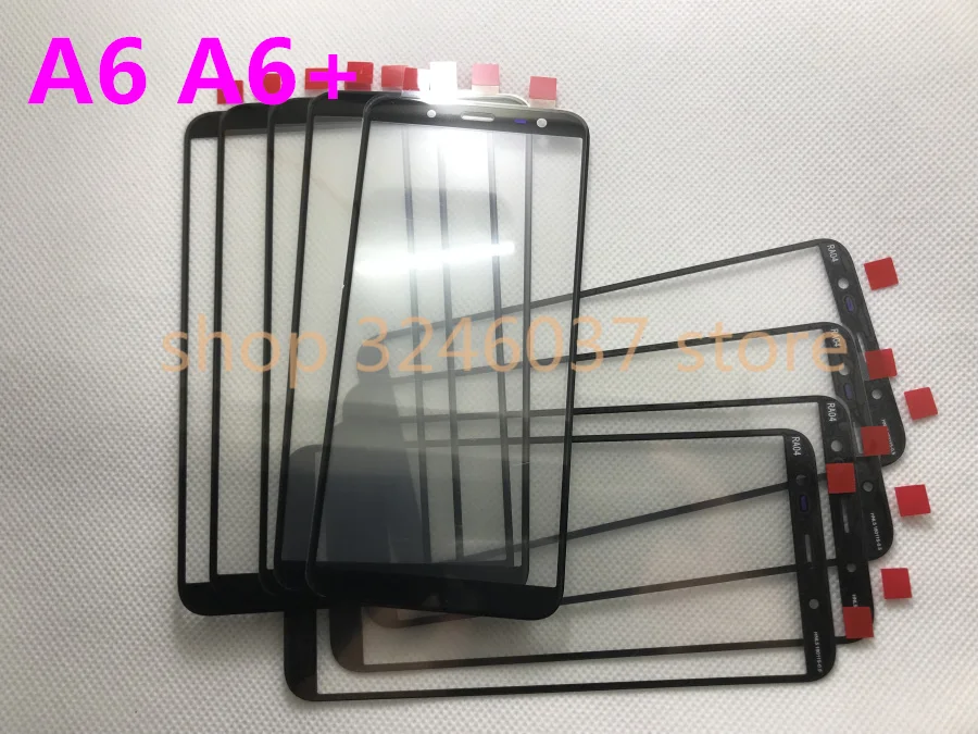 Новая оригинальная замена для samsung Galaxy A6 A600 A600F A6+ plus A605 A605F lcd Передний сенсорный экран Внешний стеклянный объектив Ремонт