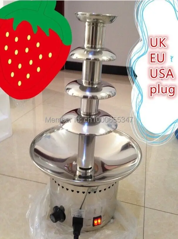 Новый большой 4 уровневый праздничный коммерческий шоколадный фонтан высотой 60