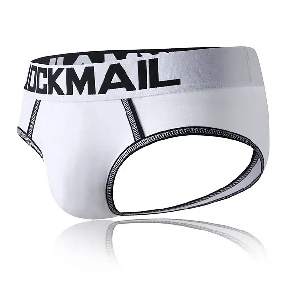 Трусы брифы JOCKMAIL мужские пикантное нижнее белье без дна с мешочком для пениса из